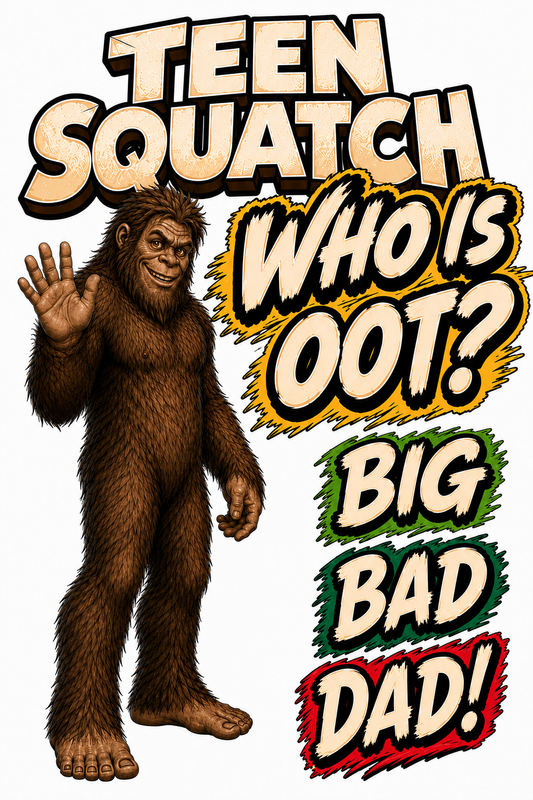Teen Squatch Who Is OOT? T-Shirt - COMING SOON