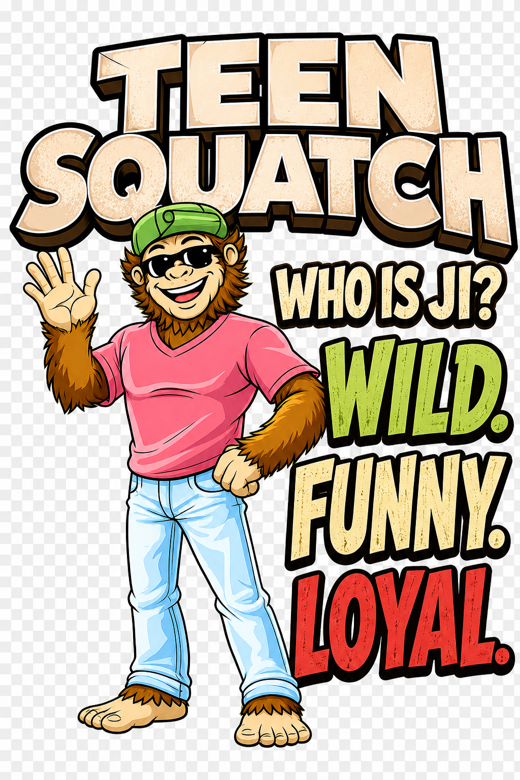 Teen Squatch Who is Ji? T-Shirt - COMING SOON