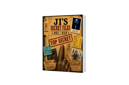 Ji’s Secret Files - #01 – Files #10 Adventure Activity Books