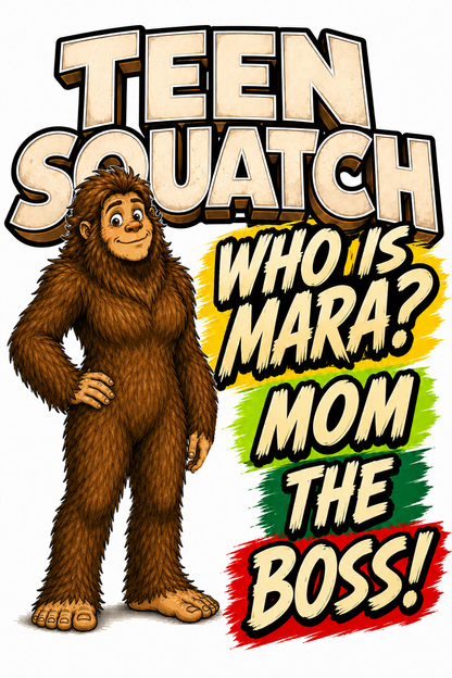 Teen Squatch Who is Mara? T-Shirt - COMING SOON