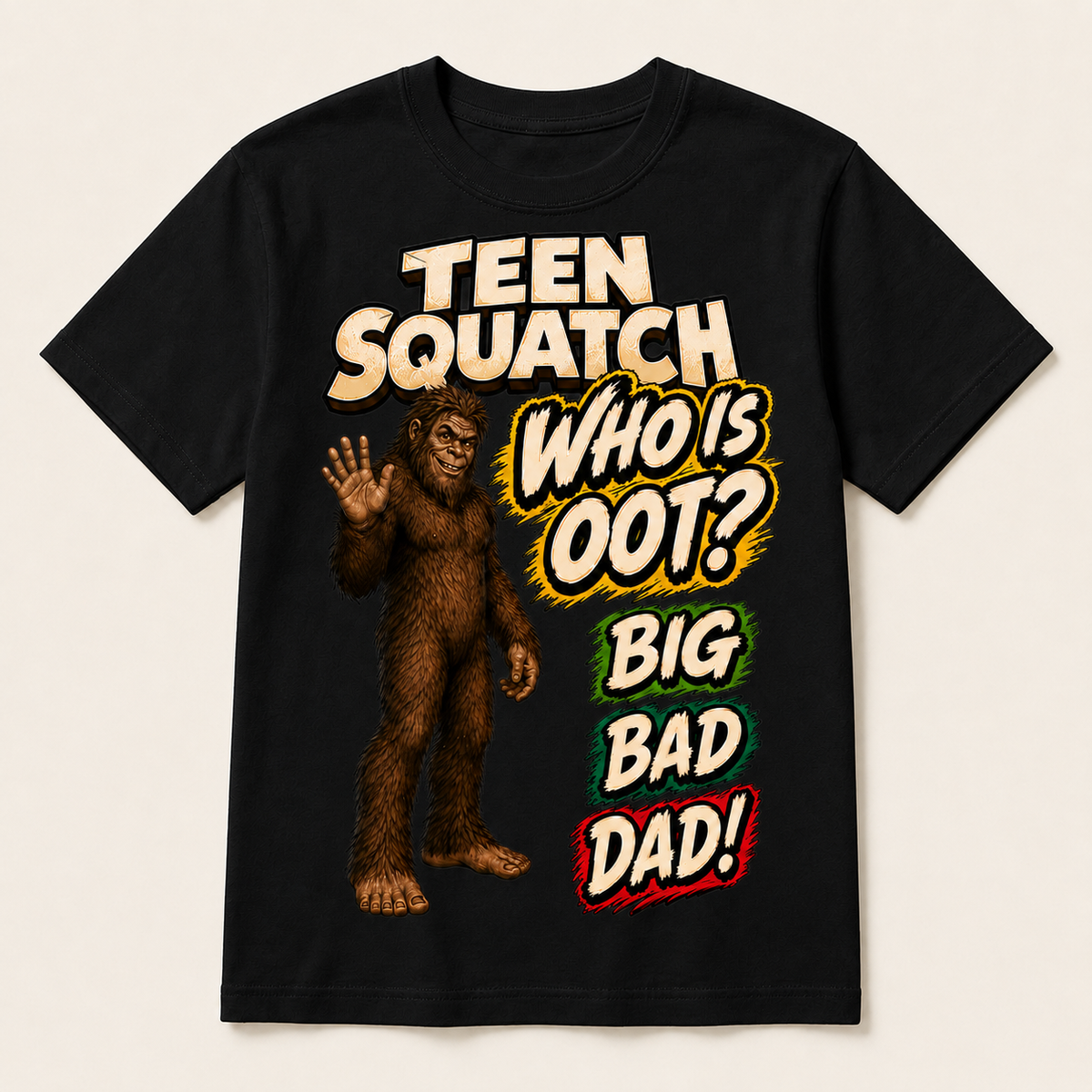 Teen Squatch Who Is OOT? T-Shirt - COMING SOON